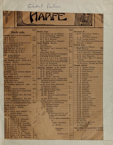 Cover for Schubert-Fantasie, op. 7