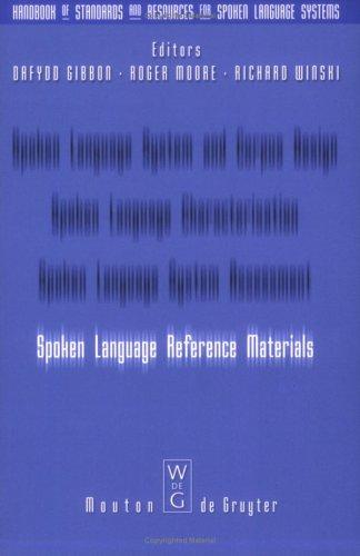 Cover for Handbook of standards and resources for spoken language systems