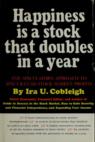 Cover for Happiness is a stock that doubles in a year