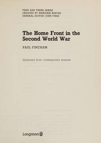 Cover for The Home Front in the Second World War (Then & There)