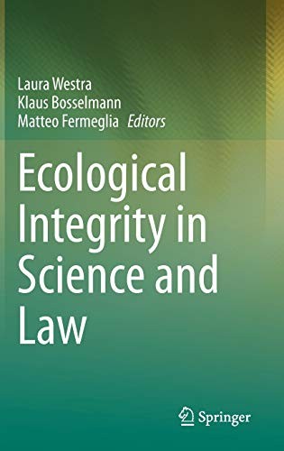 Cover for Ecological Integrity in Science and Law