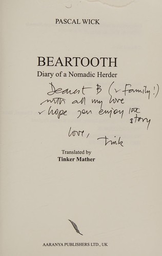 Cover for Beartooth - Diary of a Nomadic Herder