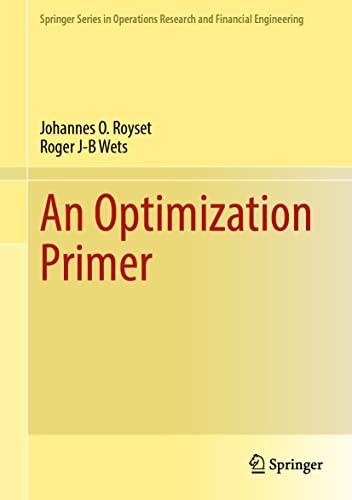 Cover for Optimization Primer