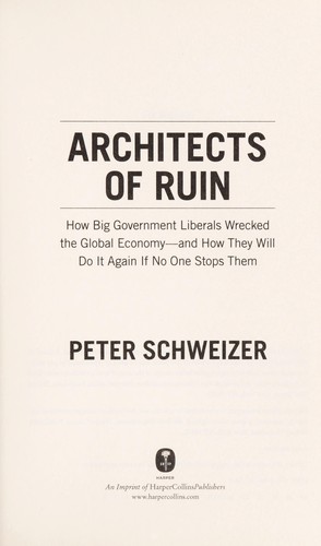 Cover for Architects of ruin
