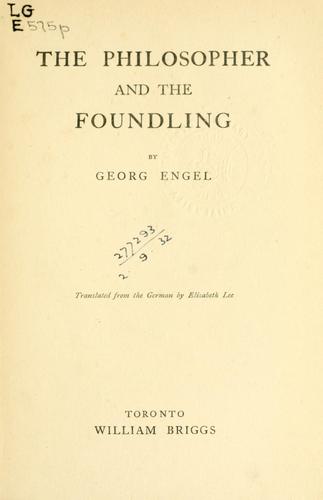 Cover for philosopher and the foundling