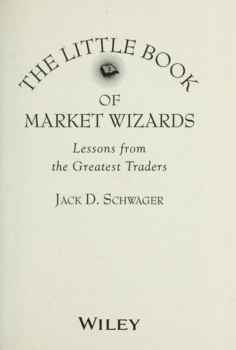 Cover for The little book of market wizards
