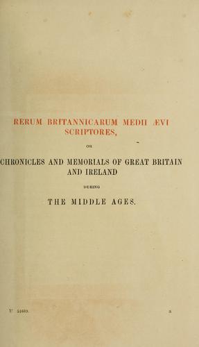 Cover for Lestorie des Engles