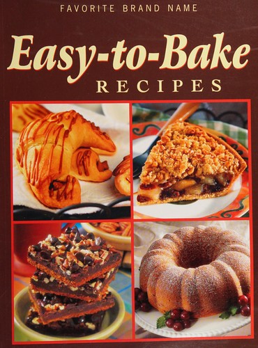 Cover for Easy-to-bake recipes.