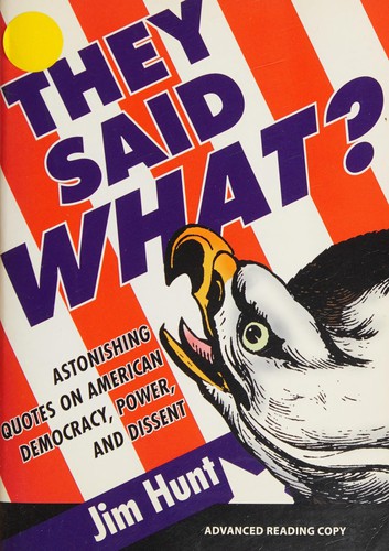 Cover for They said what?