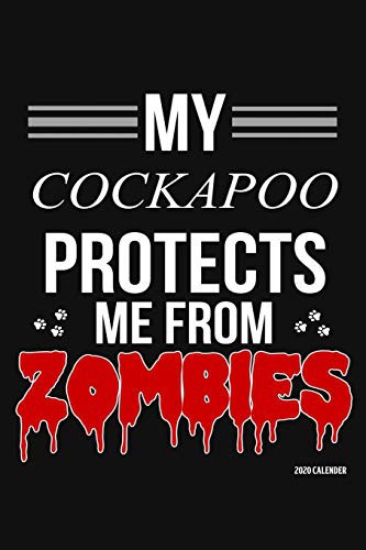 Cover for My Cockapoo Protects Me From Zombies 2020 Calender