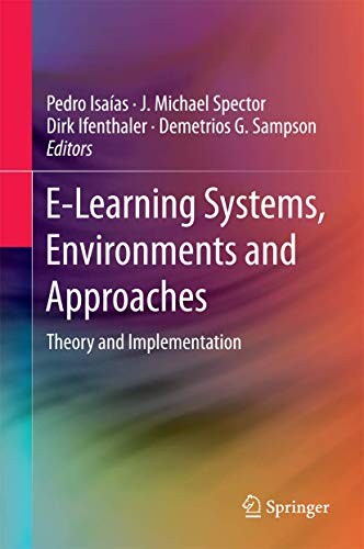Cover for E-Learning Systems, Environments and Approaches