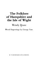 Cover for The folklore of Hampshire and the Isle of Wight
