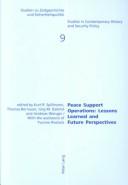 Cover for Peace support operations