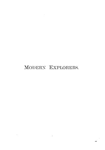 Cover for Modern explorers