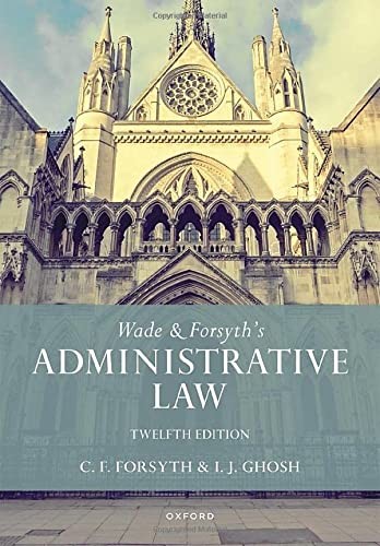 Cover for Wade and Forsyth's Administrative Law