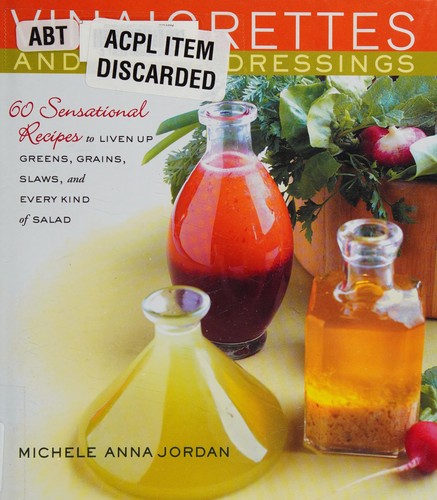 Cover for Vinaigrettes and other dressings