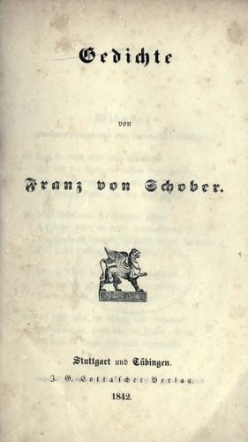 Cover for Gedichte.
