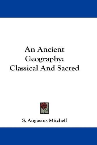 Cover for An Ancient Geography