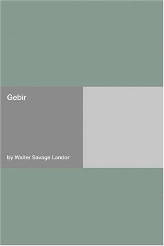 Cover for Gebir