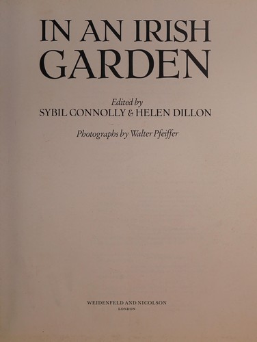 Cover for In an Irish garden