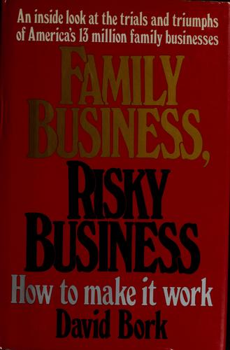 Cover for Family business, risky business