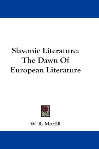 Cover for Slavonic Literature