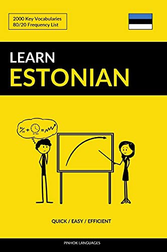 Cover for Learn Estonian - Quick / Easy / Efficient
