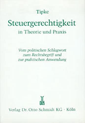 Cover for Steuergerechtigkeit in Theorie und Praxis