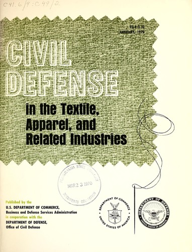 Cover for Civil defense in the textile, apparel, and related industries.