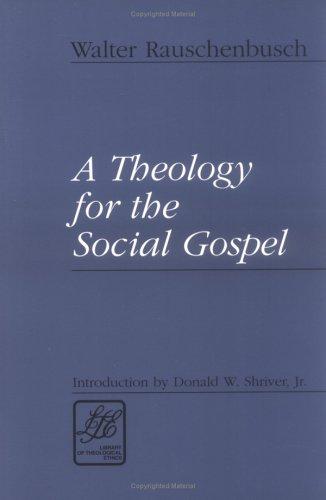 Cover for A theology for the social gospel