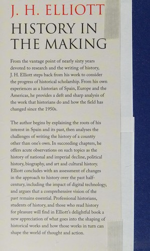 Cover for History in the making