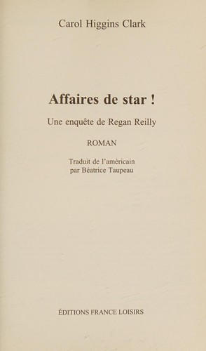 Cover for Affaires de star!