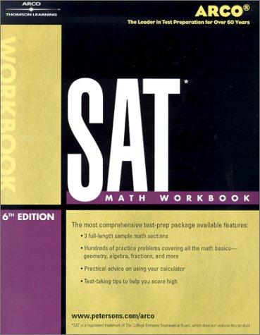 Cover for SAT math workbook.