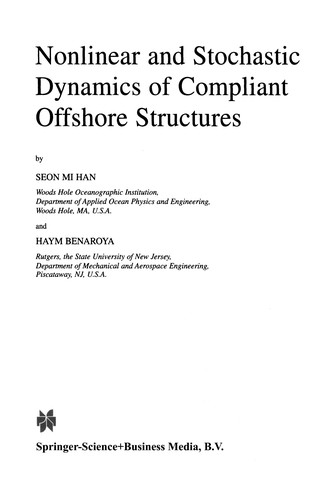 Cover for Nonlinear and Stochastic Dynamics of Compliant Offshore Structures