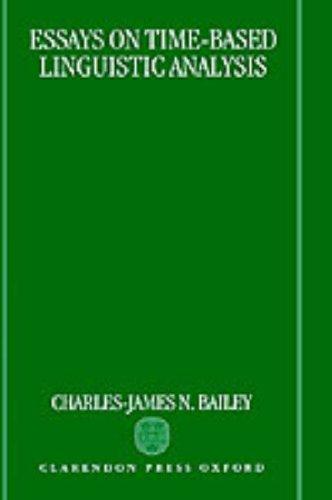 Cover for Essays on time-based linguistic analysis