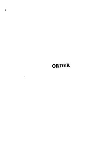 Cover for Order