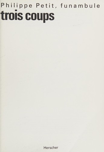 Cover for Trois coups