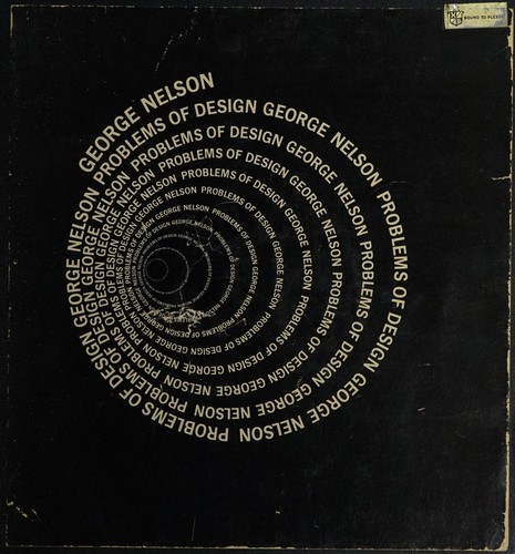 Cover for Problems of design.
