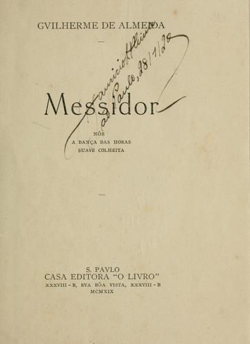 Cover for Messidor