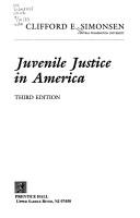 Cover for Juvenile justice in America