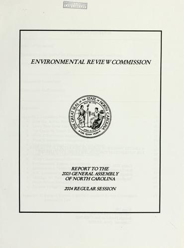 Cover for Environmental Review Commission