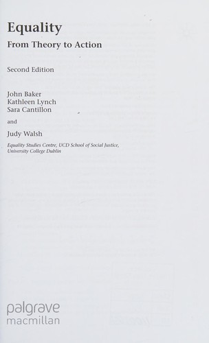 Cover for Equality