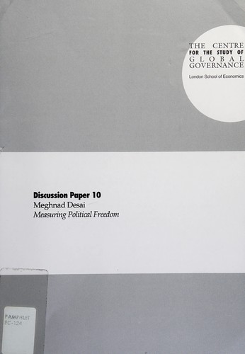 Cover for Measuring political freedom