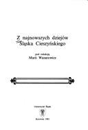 Cover for Z najnowszych dziejów Śląska Cieszyńskiego