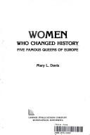 Cover for Women who changed history