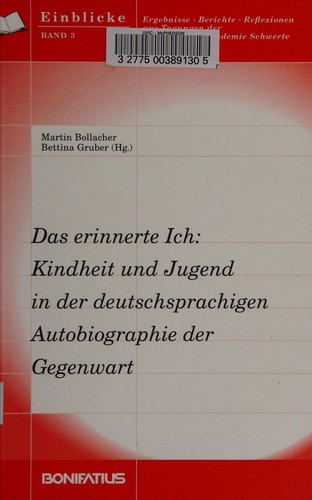 Cover for Das erinnerte Ich