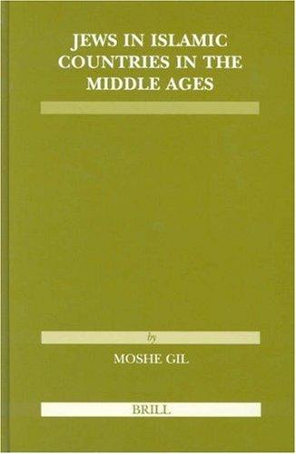 Cover for Jews in Islamic Countries in the Middle Ages (Etudes Sur Le Judaisme Medieval)