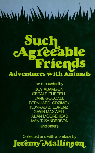 Cover for Such agreeable friends