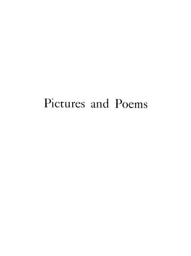 Cover for Pictures & poems