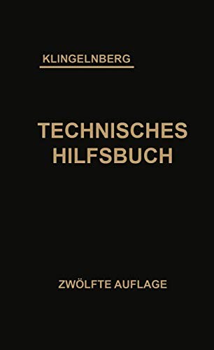 Cover for Klingelnberg Technisches Hilfsbuch